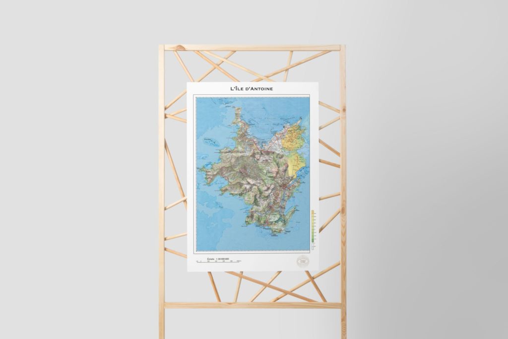 carte personnalisée strange island.