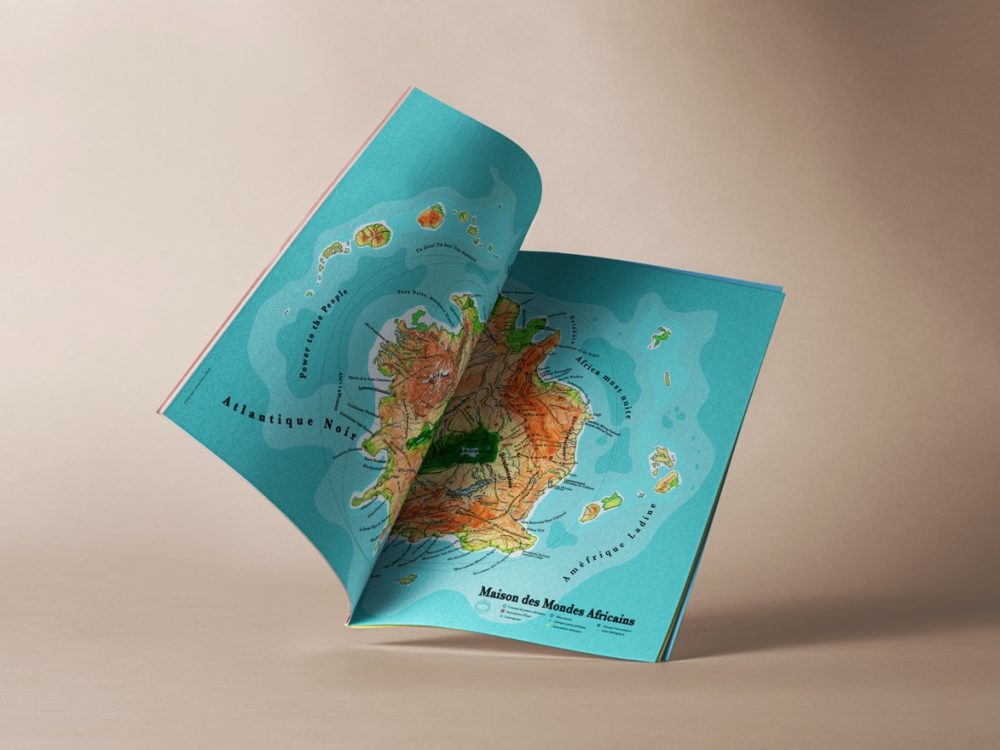 magazine mansa ouvert et flottant